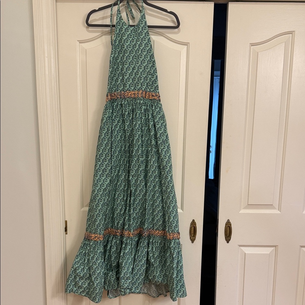 RHode halter maxi dress size small